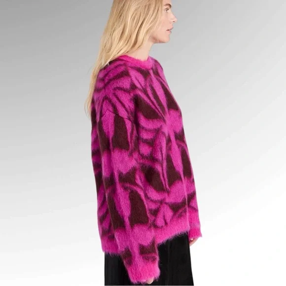 La DoubleJ Camden Jumper Bordeaux Fuchsia - Picture 6 of 12